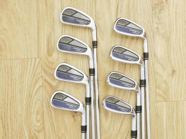 Iron set : Callaway : ชุดเหล็ก Callaway Paradym Max Fast Forged (รุ่นปี 2023 ตีง่ายสุด ไกลสุดของ Callaway Japan Spec.) มีเหล็ก 6-Pw,Aw,50,56 (8 ชิ้น) ก้านเหล็ก NS Pro ZELOS 7 Flex S