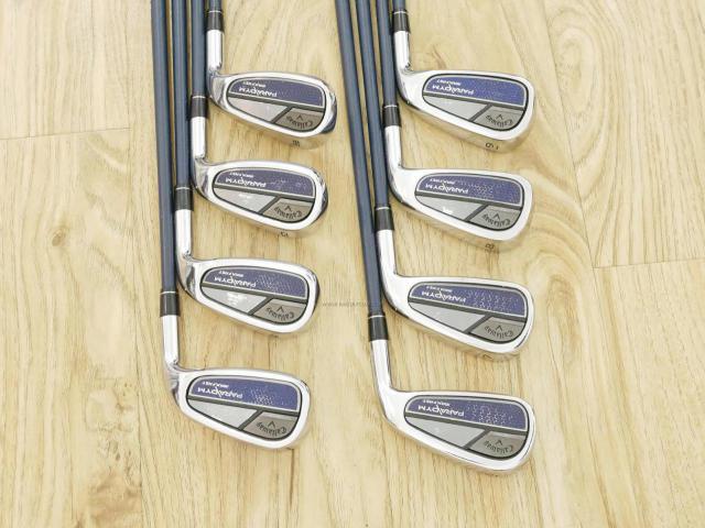 Iron set : Callaway : ชุดเหล็ก Callaway Paradym Max Fast Forged (รุ่นปี 2023 ตีง่ายสุด ไกลสุดของ Callaway Japan Spec.) มีเหล็ก 6-Pw,Aw,50,56 (8 ชิ้น) ก้านกราไฟต์ Fujikura Speeder NX 40 Flex R