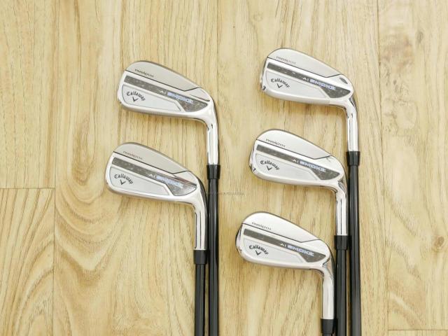 Iron set : Callaway : ชุดเหล็ก Callaway Paradym Ai Smoke (รุ่นล่าสุด ออกปี 2024 ตีง่ายมาก ไกล Japan Spec.) มีเหล็ก 6-Pw (5 ชิ้น) ก้านกราไฟต์ Fujikura TENSEI 50 Flex R