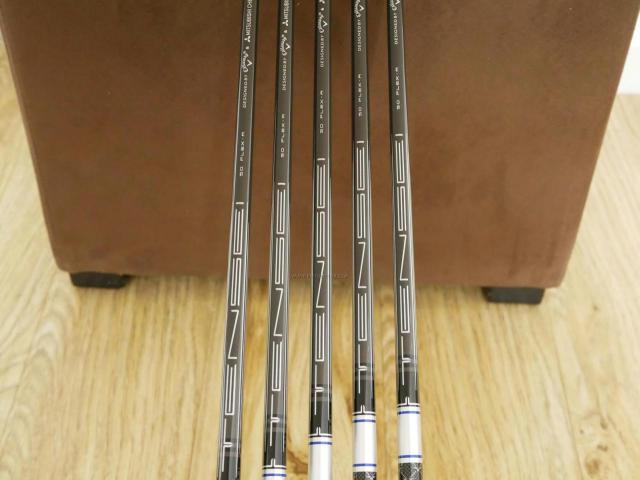 Iron set : Callaway : ชุดเหล็ก Callaway Paradym Ai Smoke (รุ่นล่าสุด ออกปี 2024 ตีง่ายมาก ไกล Japan Spec.) มีเหล็ก 6-Pw (5 ชิ้น) ก้านกราไฟต์ Fujikura TENSEI 50 Flex R