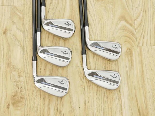 Iron set : Callaway : ชุดเหล็ก Callaway Paradym Ai Smoke (รุ่นล่าสุด ออกปี 2024 ตีง่ายมาก ไกล Japan Spec.) มีเหล็ก 6-Pw (5 ชิ้น) ก้านกราไฟต์ Fujikura TENSEI 50 Flex R