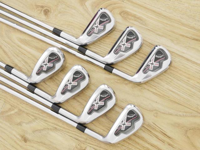 Iron set : Callaway : ชุดเหล็ก Callaway X-Tour (Forged) มีเหล็ก 4-Pw (7 ชิ้น) ก้านเหล็ก Flex S