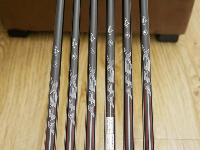 Iron set : Callaway : ชุดเหล็ก Callaway APEX Forged มีเหล็ก 5-Pw (6 ชิ้น) ก้านกราไฟต์ Flex R