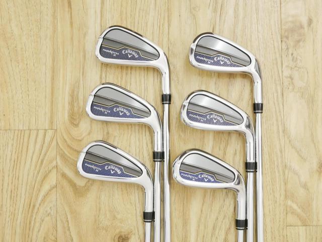 Iron set : Callaway : ชุดเหล็ก Callaway Paradym X (รุ่นปี 2023 Japan Spec.) มีเหล็ก 5-Pw (6 ชิ้น) ก้านเหล็ก NS Pro ZELOS 7 Flex R