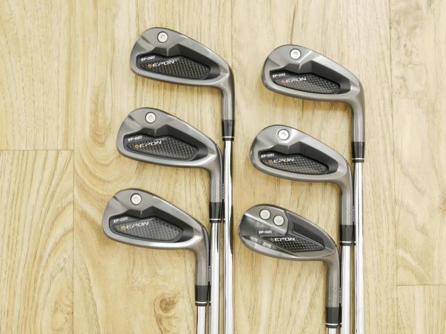 Iron set : Epon : ชุดเหล็ก EPON EF-02I Forged (ออกปี 2022 ใบใหญ่ ตีง่าย ไกล) มีเหล็ก 6-Pw,Aw (6 ชิ้น) ก้านเหล็ก NS Pro 950 NEO Flex S