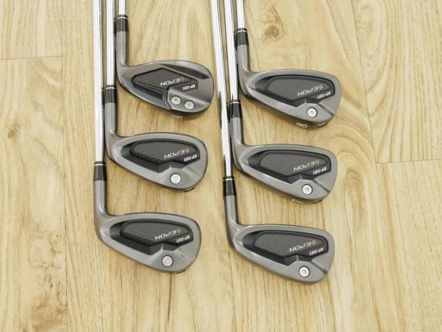 Iron set : Epon : ชุดเหล็ก EPON EF-02I Forged (ออกปี 2022 ใบใหญ่ ตีง่าย ไกล) มีเหล็ก 6-Pw,Aw (6 ชิ้น) ก้านเหล็ก NS Pro 950 NEO Flex S