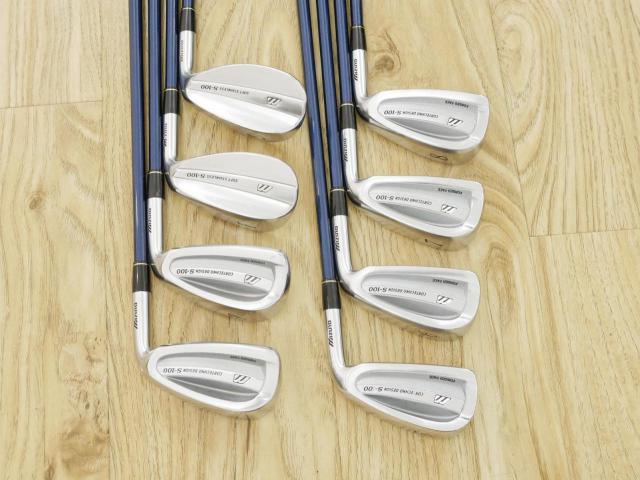 Iron set : Mizuno : ชุดเหล็ก Mizuno S-100 Forged มีเหล็ก 5-Pw,Aw,Sw (8 ชิ้น) ก้านกราไฟต์ Flex SR