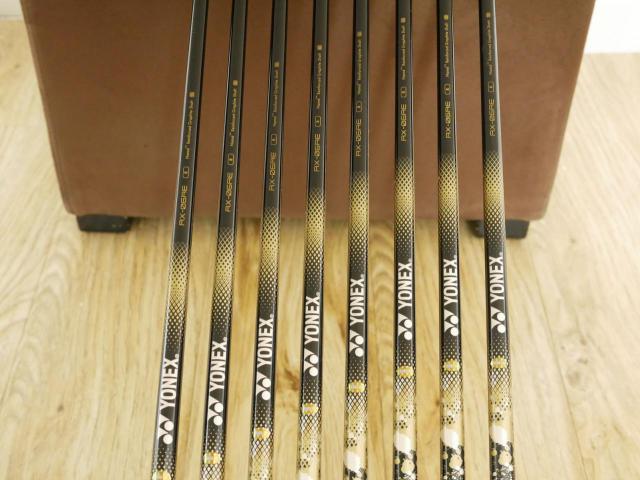 Iron set : Yonex : ชุดเหล็ก Yonex Royal E-Zone (รุ่นล่าสุด ปี 2024 หน้าเด้งสุดๆ ตีไกลสุดๆ) มีเหล็ก 5-Pw,Aw,Sw (8 ชิ้น) ก้านกราไฟต์ Flex R