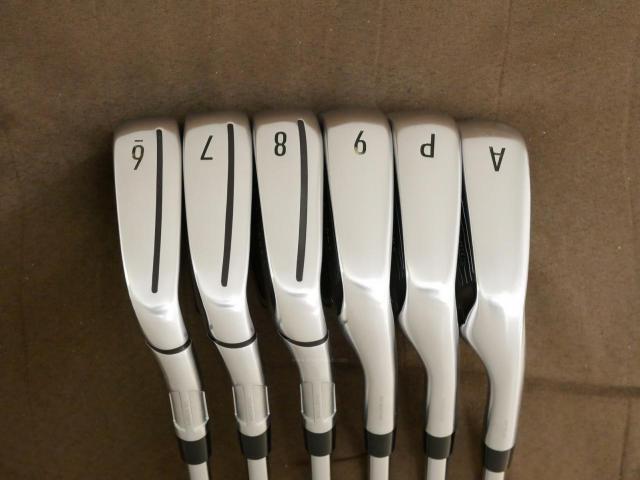 Iron set : Taylormade : ชุดเหล็ก Taylormade Qi (รุ่นล่าสุด ออกปี 2024 Japan Spec.) มีเหล็ก 6-Pw,Aw (6 ชิ้น) ก้านเหล็ก NS Pro 820GH Flex R