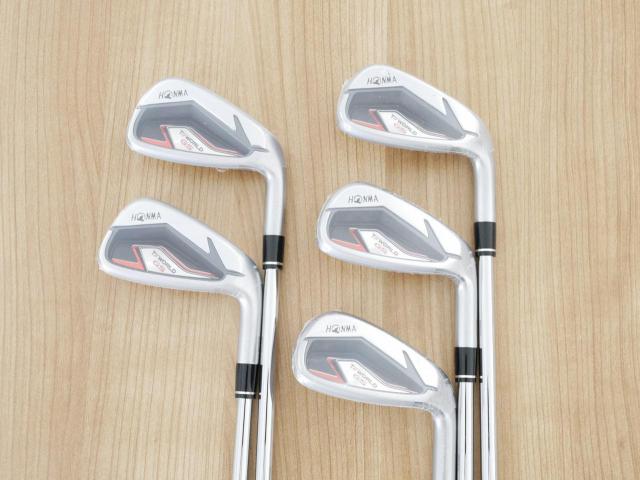 Iron set : Honma : **ของใหม่ ยังไม่แกะพลาสติก** ชุดเหล็ก Honma Tour World GS (ออกปี 2021 ใบใหญ่ ตีง่าย ไกล) มีเหล็ก 6-10 (5 ชิ้น) ก้านเหล็ก NS Pro 950 NEO Flex R