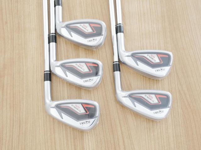 Iron set : Honma : **ของใหม่ ยังไม่แกะพลาสติก** ชุดเหล็ก Honma Tour World GS (ออกปี 2021 ใบใหญ่ ตีง่าย ไกล) มีเหล็ก 6-10 (5 ชิ้น) ก้านเหล็ก NS Pro 950 NEO Flex R