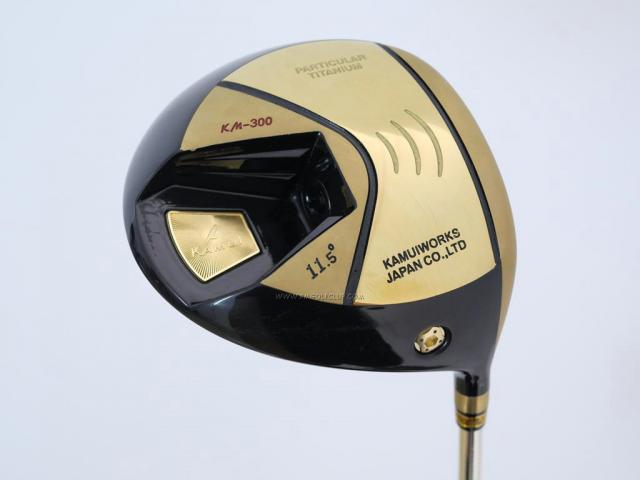 Driver : Kamuiworks : Kamuiworks KM-300 Gold (ปี 2018 หน้าเด้งเกินกฏ มีสปริงข้างใน) Loft 11.5 ก้าน Mitsubishi Bassara GG33 Flex Lite (R2)