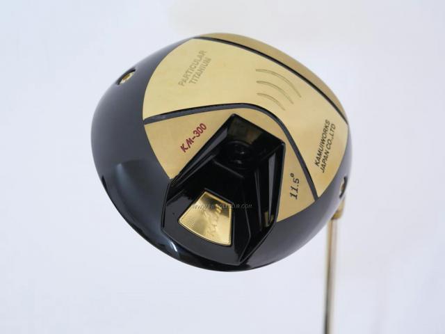 Driver : Kamuiworks : Kamuiworks KM-300 Gold (ปี 2018 หน้าเด้งเกินกฏ มีสปริงข้างใน) Loft 11.5 ก้าน Mitsubishi Bassara GG33 Flex Lite (R2)