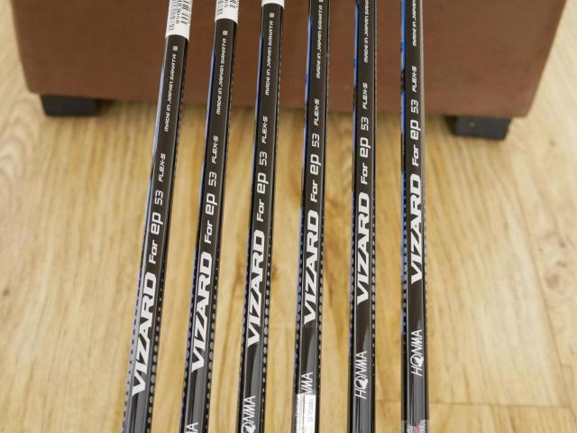 Iron set : Honma : **เหมือนของใหม่** ชุดเหล็ก Honma LB-808 EP Forged (นุ่มมากๆ) มีเหล็ก 5-10 (6 ชิ้น) ก้านกราไฟต์ Honma Vizard 53 Flex S