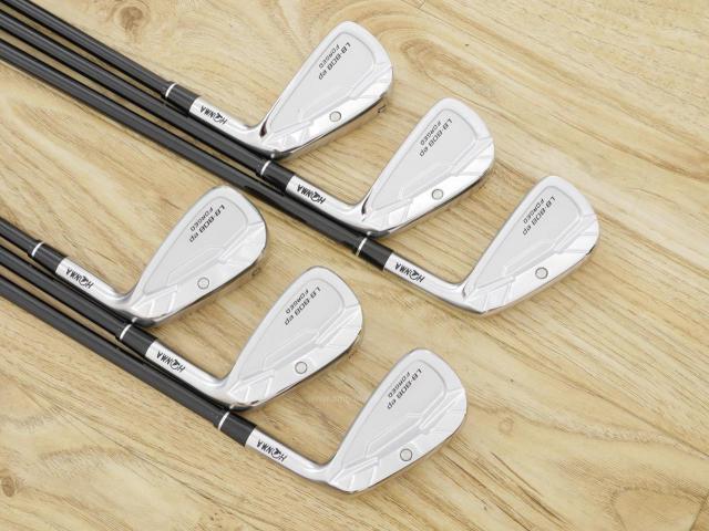 Iron set : Honma : **เหมือนของใหม่** ชุดเหล็ก Honma LB-808 EP Forged (นุ่มมากๆ) มีเหล็ก 5-10 (6 ชิ้น) ก้านกราไฟต์ Honma Vizard 53 Flex S