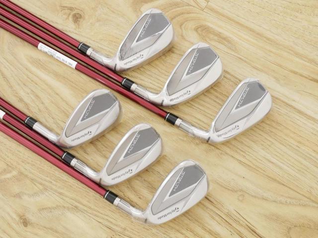 Lady club : All : **ของใหม่ ยังไม่แกะพลาสติก** ชุดเหล็ก Taylormade Stealth (ออกปี 2022 Japan Spec.) มีเหล็ก 7-Pw,Aw,Sw (6 ชิ้น) ก้านกราไฟต์ Mitsubishi Tensei TM40 Flex A (Lady)