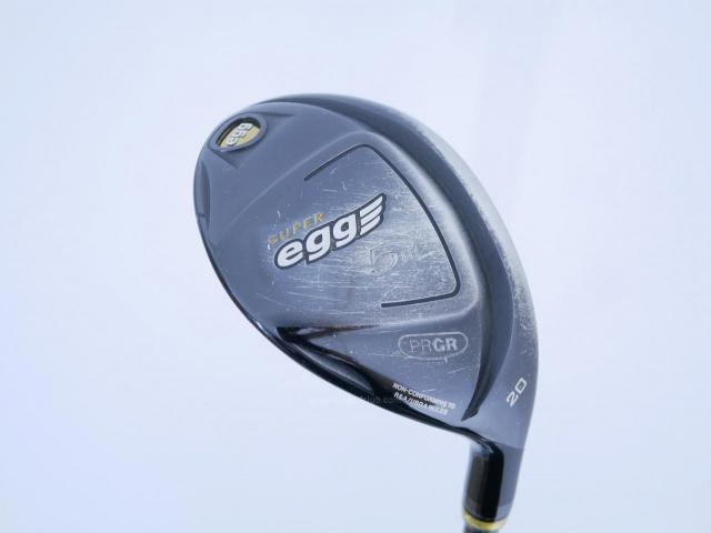 Fairway Wood : PRGR : ไม้กระเทย PRGR Super Egg (หน้าเด้งเกินกฏ COR 0.84 ออกปี 2018 หายากมาก) Loft 20 ก้าน M-37 Flex R