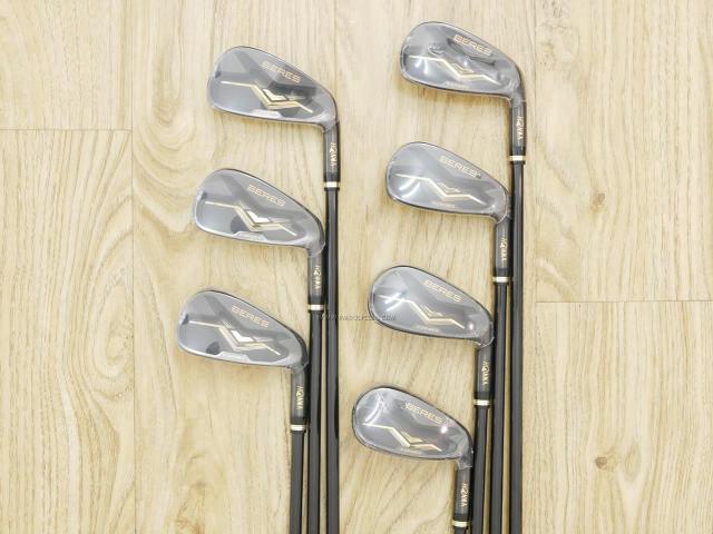 Iron set : Honma : **ของใหม่ ยังไม่แกะพลาสติก** ชุดเหล็ก Honma Beres Black Forged (รุ่นล่าสุด ปี 2022 สวยมากๆ) มีเหล็ก 5-11 (7 ชิ้น เทียบเท่า 4-Pw) ก้าน ARMRQ MX Flex SR