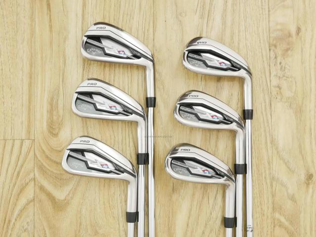 Iron set : Callaway : ชุดเหล็ก Callaway XR Pro มีเหล็ก 5-Pw (6 ชิ้น) ก้านเหล็ก Memphis 10 Flex SR