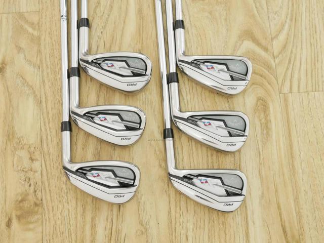 Iron set : Callaway : ชุดเหล็ก Callaway XR Pro มีเหล็ก 5-Pw (6 ชิ้น) ก้านเหล็ก Memphis 10 Flex SR