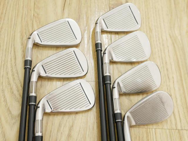 Iron set : Taylormade : ชุดเหล็ก Taylormade M4 (รุ่นปี 2018 Japan Spec) มีเหล็ก 5-Pw,Sw (7 ชิ้น) ก้านกราไฟต์ Mitsubishi FUBUKI TM6 Flex R