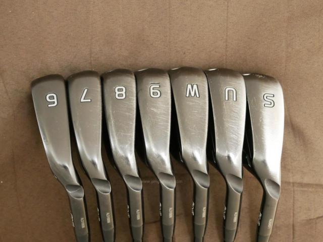 Iron set : Ping : ชุดเหล็ก Ping G710 (ปี 2021 Japan Spec. ใบใหญ่ ง่ายที่สุด ไกลที่สุดของ Ping) มีเหล็ก 6-Pw,Aw,Sw (7 ชิ้น) ก้านกราไฟต์ Ping ALTA Distanza 40 Flex R