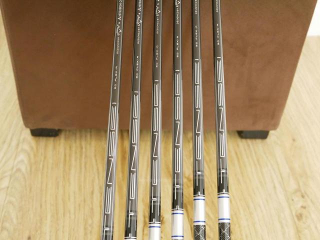 Iron set : Callaway : ชุดเหล็ก Callaway Paradym Ai Smoke (รุ่นล่าสุด ออกปี 2024 ตีง่ายมาก ไกล Japan Spec.) มีเหล็ก 5-Pw (6 ชิ้น) ก้านกราไฟต์ Fujikura TENSEI 50 Flex R