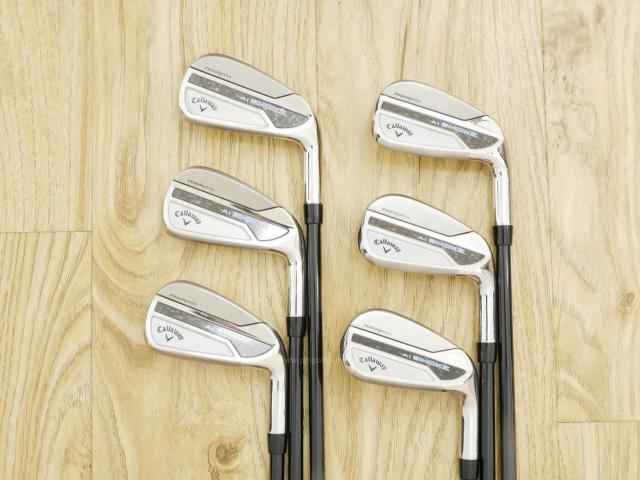 Iron set : Callaway : ชุดเหล็ก Callaway Paradym Ai Smoke (รุ่นล่าสุด ออกปี 2024 ตีง่ายมาก ไกล Japan Spec.) มีเหล็ก 5-Pw (6 ชิ้น) ก้านกราไฟต์ Fujikura TENSEI 50 Flex R