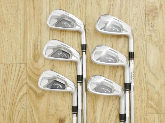 Iron set : Callaway : **ของใหม่ ยังไม่แกะพลาสติก** ชุดเหล็ก Callaway APEX DCB Forged (ปี 2022) มีเหล็ก 5-Pw (6 ชิ้น) ก้านเหล็ก NS Pro ZELOS 7 Flex S