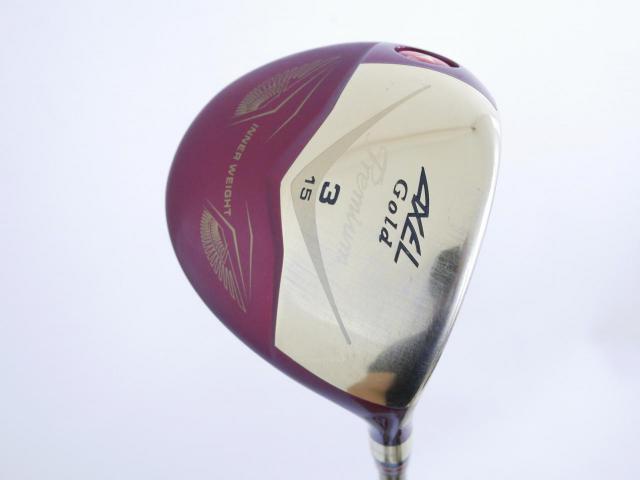 Fairway Wood : Tsuruya : หัวไม้ 3 Tsuruya AXEL Gold Premium IV (รุ่นปี 2021 ตัวท๊อป ของใหม่ 2 หมื่นกว่า) Loft 15 Flex S