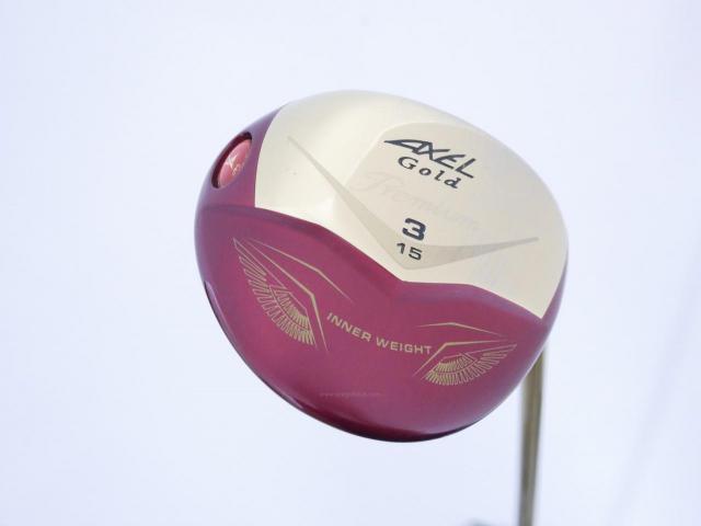 Fairway Wood : Tsuruya : หัวไม้ 3 Tsuruya AXEL Gold Premium IV (รุ่นปี 2021 ตัวท๊อป ของใหม่ 2 หมื่นกว่า) Loft 15 Flex S