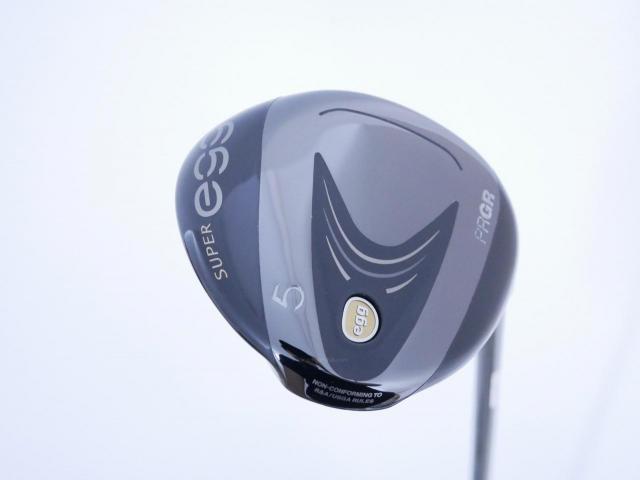 Fairway Wood : PRGR : หัวไม้ 5 PRGR Super Egg (รุ่นปี 2023 หน้าเด้งเกินกฏ COR 0.84 หายากมาก) Loft 19 ก้าน M-37 Flex R