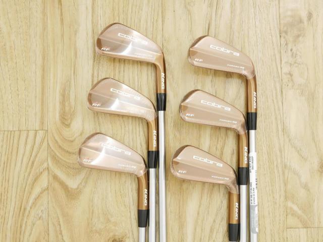 Iron set : Other Brand : **ของใหม่ ยังไม่แกะพลาสติก** ชุดเหล็ก Cobra King RF Forged MB Copper Limited (หายาก นุ่มมากๆ คมมาก) มีเหล็ก 5-Pw (6 ชิ้น) ก้านเหล็ก KBS Tour C-Taper 120 Flex S
