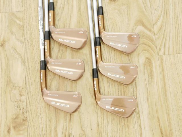 Iron set : Other Brand : **ของใหม่ ยังไม่แกะพลาสติก** ชุดเหล็ก Cobra King RF Forged MB Copper Limited (หายาก นุ่มมากๆ คมมาก) มีเหล็ก 5-Pw (6 ชิ้น) ก้านเหล็ก KBS Tour C-Taper 120 Flex S
