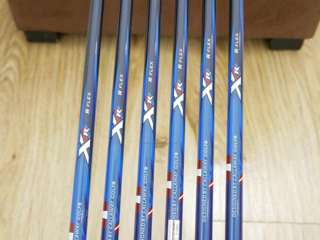 Iron set : Callaway : ชุดเหล็ก Callaway Steelhead XR (ปี 2017 ง่าย ไกล) มีเหล็ก 5-Pw (6 ชิ้น) ก้านกราไฟต์ Flex R