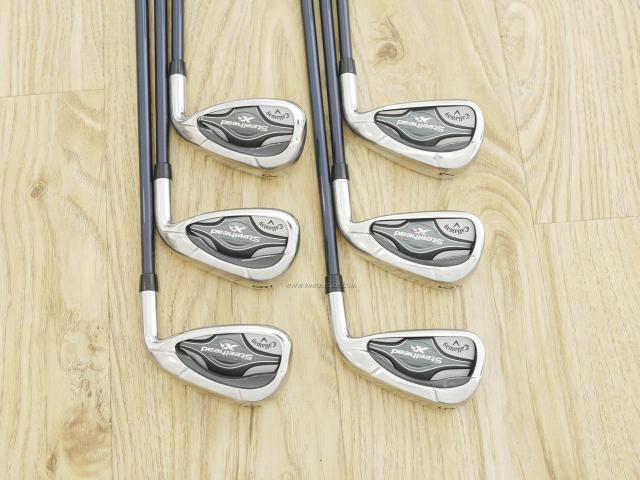 Iron set : Callaway : ชุดเหล็ก Callaway Steelhead XR (ปี 2017 ง่าย ไกล) มีเหล็ก 5-Pw (6 ชิ้น) ก้านกราไฟต์ Flex R