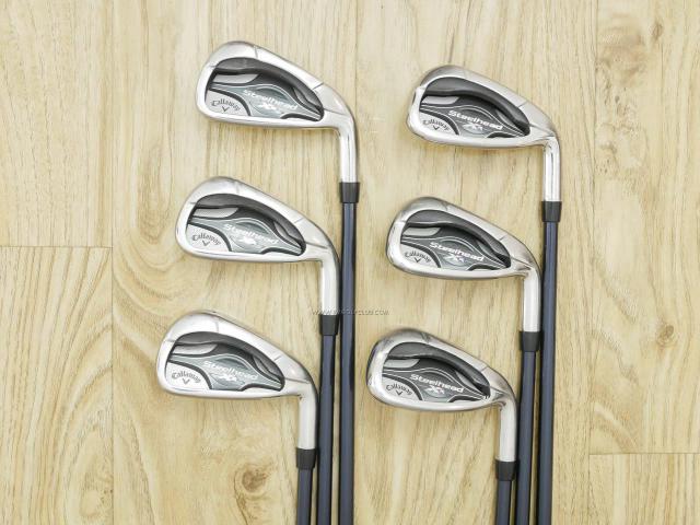 Iron set : Callaway : ชุดเหล็ก Callaway Steelhead XR (ปี 2017 ง่าย ไกล) มีเหล็ก 5-Pw (6 ชิ้น) ก้านกราไฟต์ Flex R