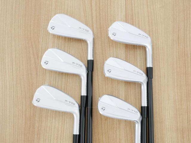 Iron set : Taylormade : **ของใหม่ ยังไม่แกะพลาสติก** ชุดเหล็ก Taylormade P770 Forged (รุ่นล่าสุด ปี 2023 นุ่ม แน่น)  มีเหล็ก 5-Pw (6 ชิ้น) ก้านกราไฟต์ Mitsubishi Diamana Thump i95 Flex S