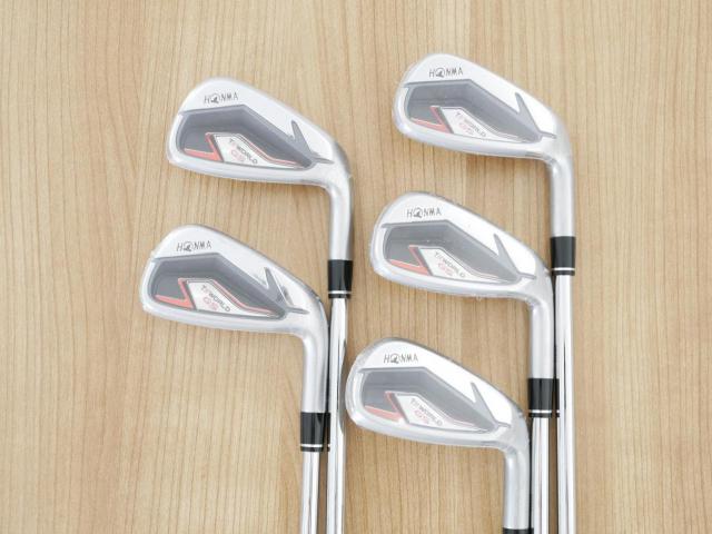 Iron set : Honma : **ของใหม่ ยังไม่แกะพลาสติก** ชุดเหล็ก Honma Tour World GS (ออกปี 2021 ใบใหญ่ ตีง่าย ไกล) มีเหล็ก 6-10 (5 ชิ้น) ก้านเหล็ก NS Pro 950 NEO Flex R