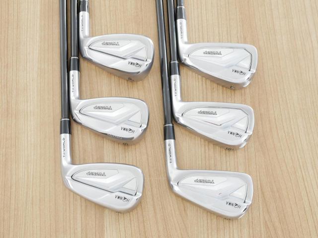 Iron set : Honma : ชุดเหล็ก Honma Tour World TW757P (ออกปี 2022) มีเหล็ก 5-Pw (6 ชิ้น) ก้านกราไฟต์ Honma Vizard 50 Flex R