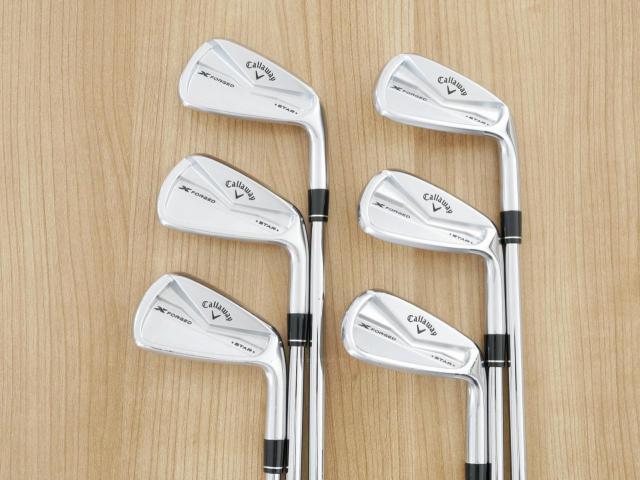 Iron set : Callaway : ชุดเหล็ก Callaway X Forged Star (รุ่นล่าสุด ออกปี 2024) มีเหล็ก 5-Pw (6 ชิ้น) ก้านเหล็ก NS Pro 950 NEO Flex S