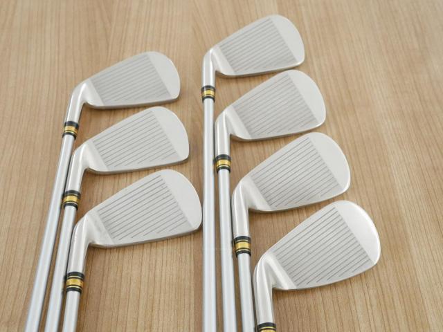 Iron set : Other Brand : ชุดเหล็ก Quelot Aerial (ใบใหญ่ ตีง่าย ไกล) มีเหล็ก 5-Pw,Aw (7 ชิ้น) ก้านกราไฟต์ Fujikura MCI 50 Flex R