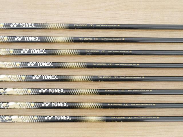 Iron set : Yonex : ชุดเหล็ก Yonex Royal E-Zone (รุ่นล่าสุด ปี 2024 หน้าเด้งสุดๆ ตีไกลสุดๆ) มีเหล็ก 5-Pw,Aw,Sw (8 ชิ้น) ก้านกราไฟต์ Flex R