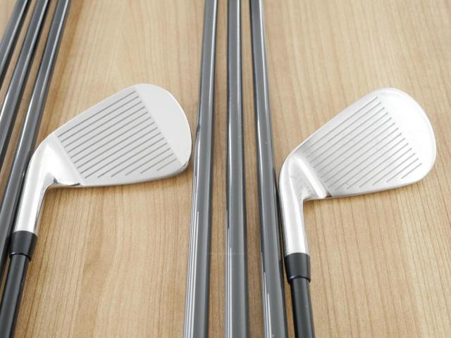 Iron set : Callaway : ชุดเหล็ก Callaway Paradym Ai Smoke (รุ่นล่าสุด ออกปี 2024 ตีง่ายมาก ไกล Japan Spec.) มีเหล็ก 6-Pw,Aw,Gw,Sw (8 ชิ้น) ก้านกราไฟต์ Fujikura TENSEI 50 Flex R