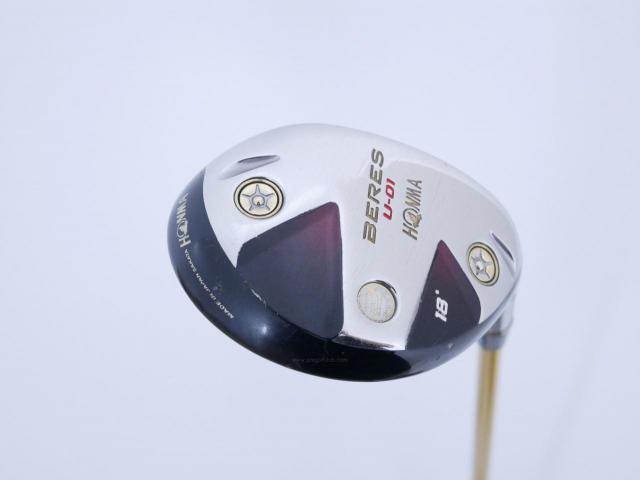 Fairway Wood : Honma : **มีบุบ ก้าน 4 ดาว** ไม้กระเทย Honma Beres U-01 Loft 18 ก้าน ARMRQ 6 (49) Flex R (4 ดาว)