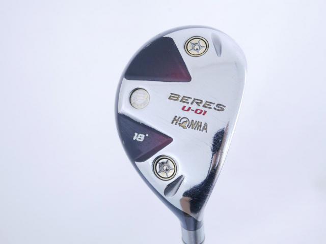 Fairway Wood : Honma : **มีบุบ ก้าน 4 ดาว** ไม้กระเทย Honma Beres U-01 Loft 18 ก้าน ARMRQ 6 (49) Flex R (4 ดาว)