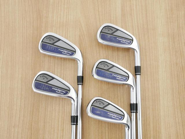 Iron set : Callaway : ชุดเหล็ก Callaway Paradym Max Fast Forged (รุ่นปี 2023 ตีง่ายสุด ไกลสุดของ Callaway Japan Spec.) มีเหล็ก 6-Pw (5 ชิ้น) ก้านเหล็ก NS Pro ZELOS 7 Flex S