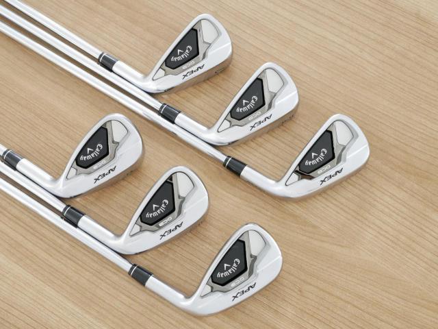 Iron set : Callaway : ชุดเหล็ก Callaway APEX DCB Forged (ปี 2022) มีเหล็ก 5-Pw (6 ชิ้น) ก้านเหล็ก NS Pro ZELOS 7 Flex R