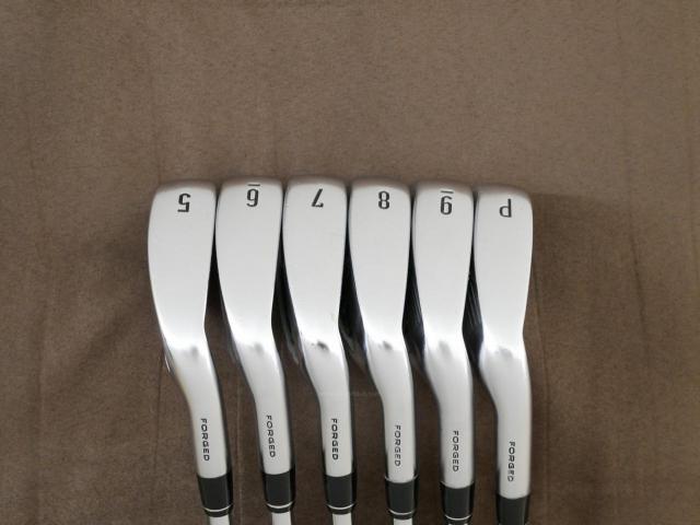 Iron set : Callaway : ชุดเหล็ก Callaway APEX DCB Forged (ปี 2022) มีเหล็ก 5-Pw (6 ชิ้น) ก้านเหล็ก NS Pro ZELOS 7 Flex R