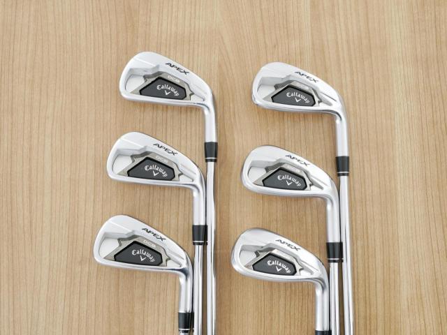 Iron set : Callaway : ชุดเหล็ก Callaway APEX DCB Forged (ปี 2022) มีเหล็ก 5-Pw (6 ชิ้น) ก้านเหล็ก NS Pro ZELOS 7 Flex R